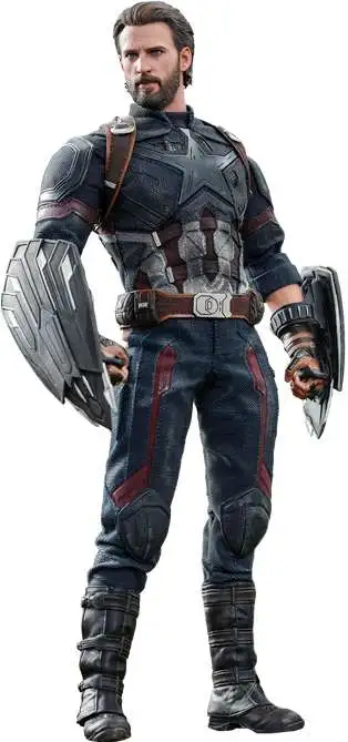 Marvel Avengers Infinity War Movie Masterpiece Captain America Collectible Figure [Infinity War]