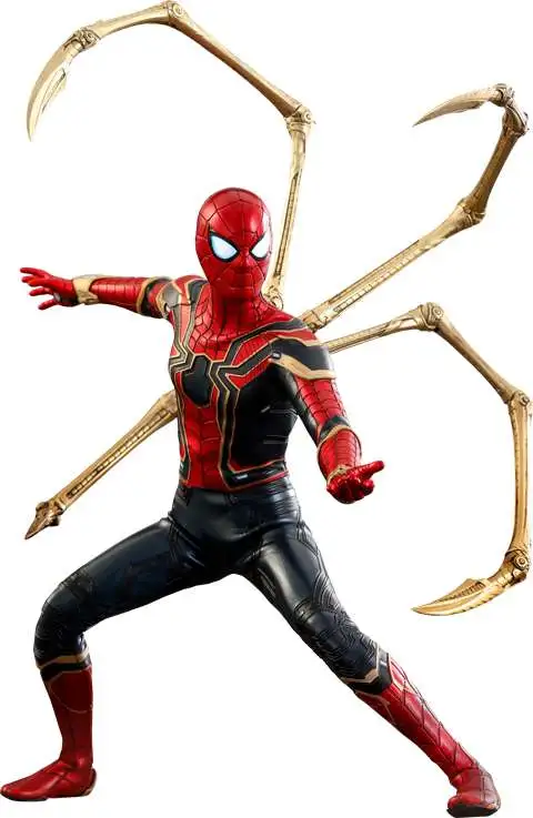 6"Marvel Legends Infinite Spiderman Tom Holland Sculp Blue Suit Action Toy 