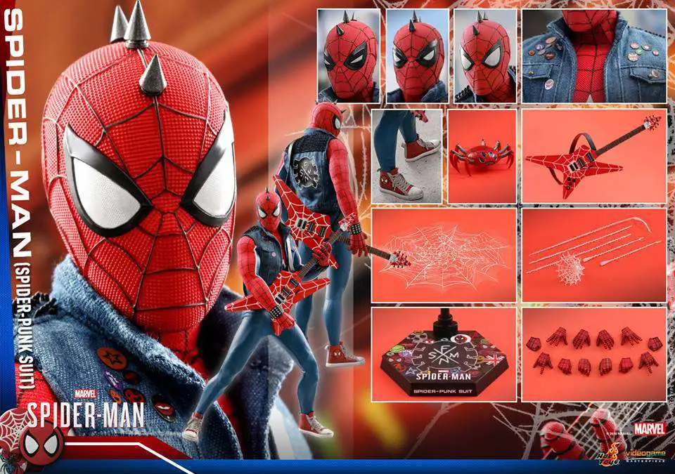 Marvel Spider-Man Video Game Masterpiece Spider-Punk 16 Collectible Figure  Hot Toys - ToyWiz