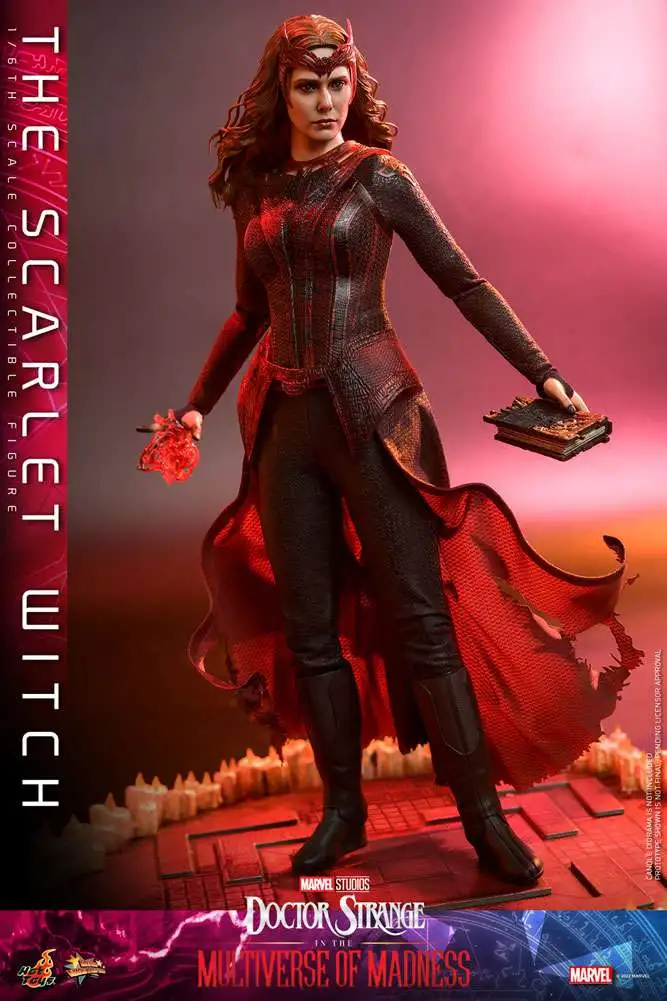 Marvel Doctor Strange in the Multiverse of Madness Movie Masterpiece Scarlet Witch Collectible Figure MMS652 [Regular Version, Multiverse of Madness] (Pre-Order ships May)