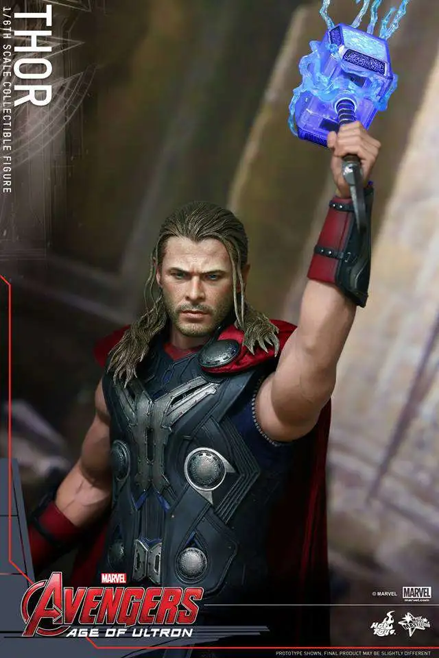 6 Pcs Marvel Comic Avengers Age Of Ultron Thor Iron Man Q Ausführung Spielzeug 