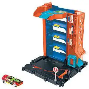 Hot Wheels City Downtown Car Park Track Set