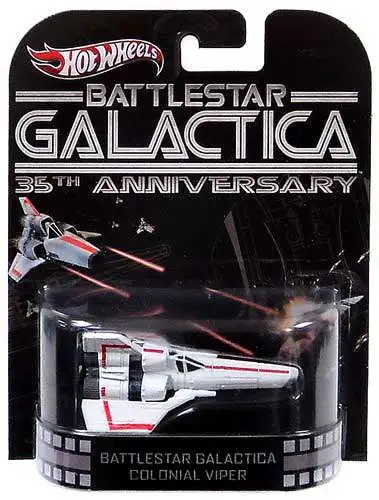 Hot Wheels Battlestar Galactica HW Retro Entertainment Colonial Viper Diecast Car [Damaged Package]