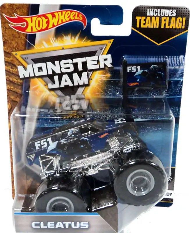 Hot Wheels Monster Jam 25 Cleatus 164 Diecast Car X-Ray Body Mattel ...