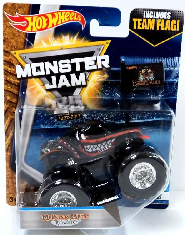 Hot Wheels Monster Jam 25 Monster Mutt Rottweiler 164 Diecast Car MJ ...