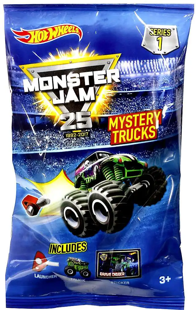 Hot Wheels Monster Jam 25 Mystery Trucks Mystery Pack