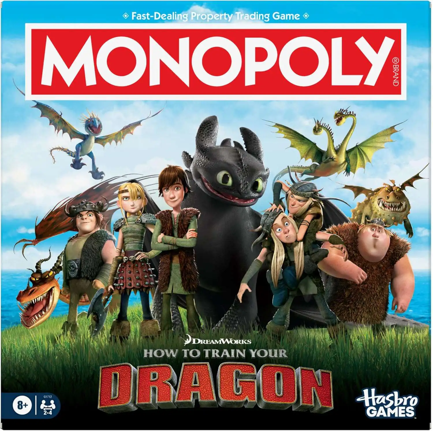 How to Train Your Dragon Monopoly Exclusive Board Game