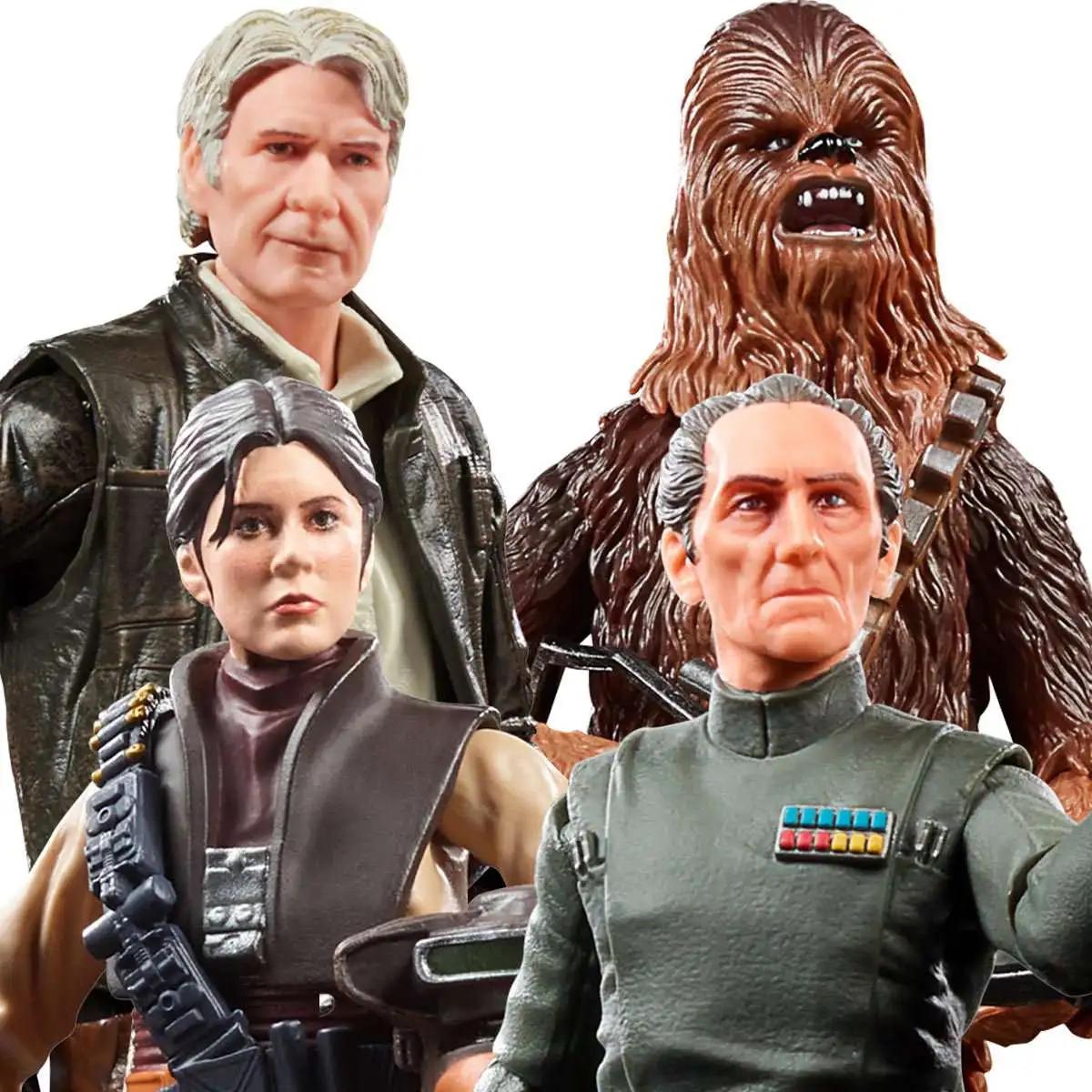 Star Wars Black Series Archive Boushh Leia, Tarkin, Chewbacca Han Solo ...