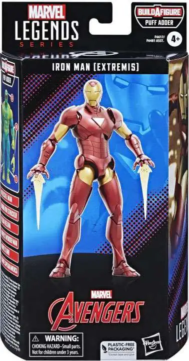 Avengers Marvel Legends Puff Adder Series Iron Man Action Figure [Extremis]