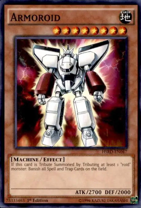 YuGiOh High-Speed Riders Common Armoroid HSRD-EN047