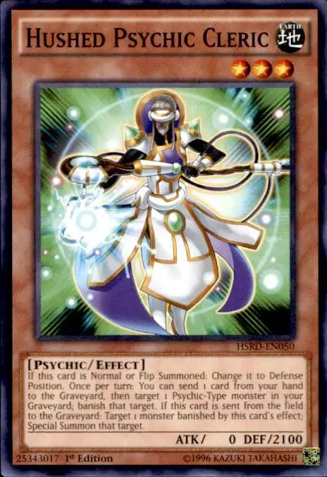 Silent Psychic Wizard HSRD-EN048 Common Yu-Gi-Oh Card 1st Edition New 