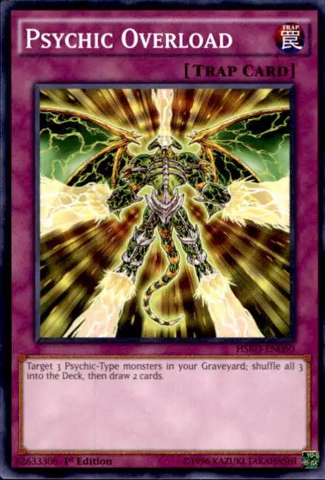 YuGiOh High-Speed Riders Common Psychic Overload HSRD-EN060