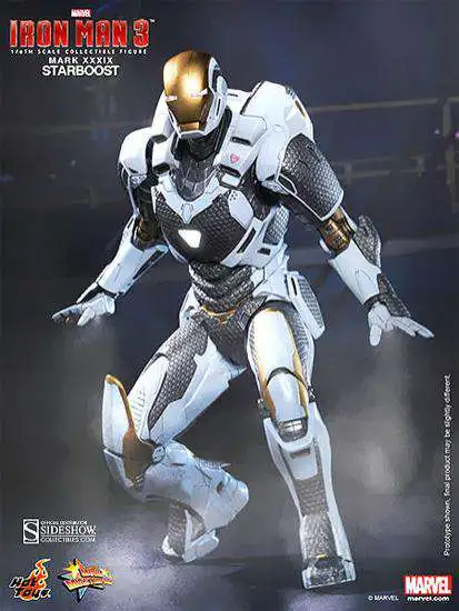 Hot Toys Iron Man 3 Movie Masterpiece Iron Man Mark 39 Starboost 1:6 Collectible Figure for sale online 