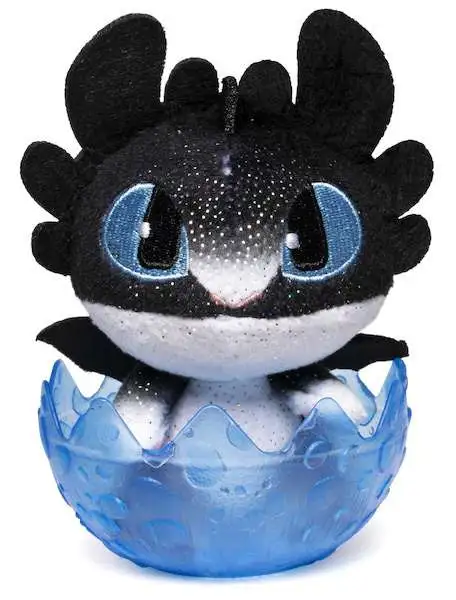 How to Train Your Dragon The Hidden World Light Fury Egg Plush