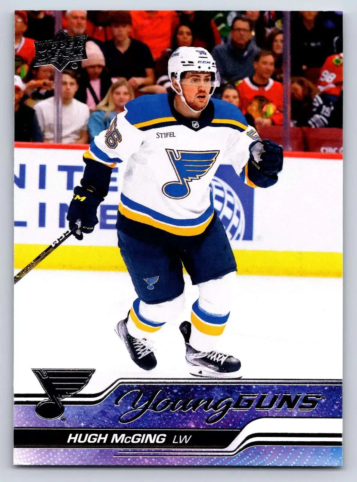 NHL 2023-24 Upper Deck Series 2 Young Guns Hugh McGing #469 [Rookie]