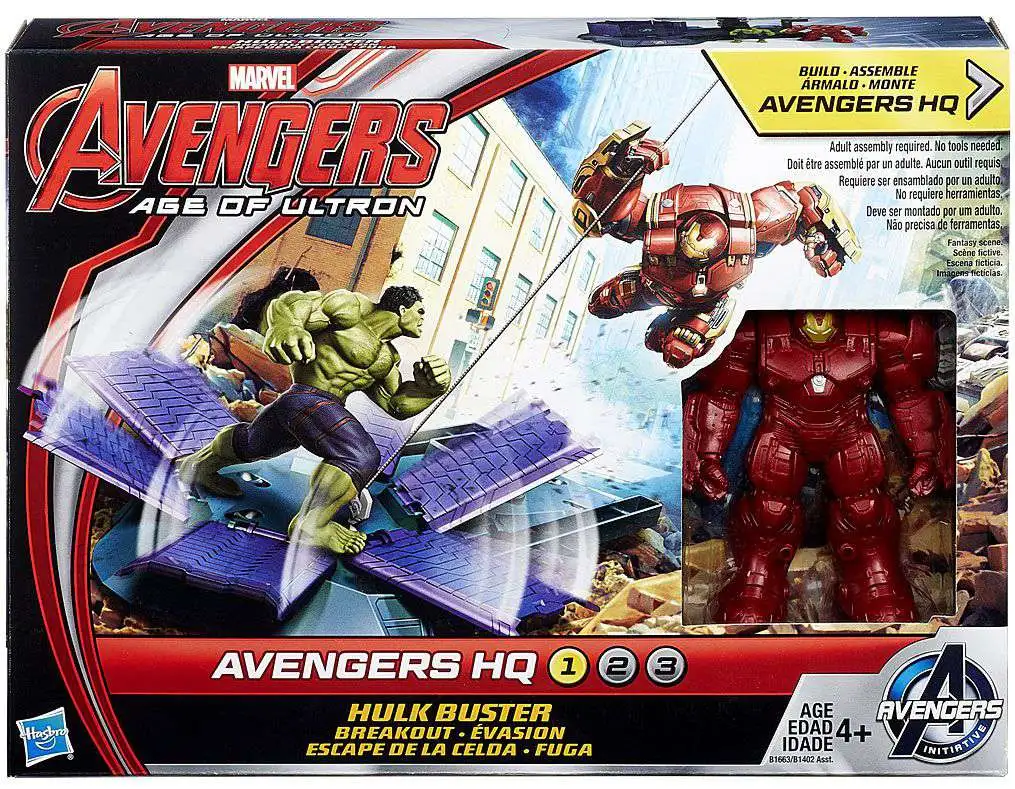 Marvel Avengers The Incredible Hulk et Hulk Buster Figures Set 2 Pack Hasbro 