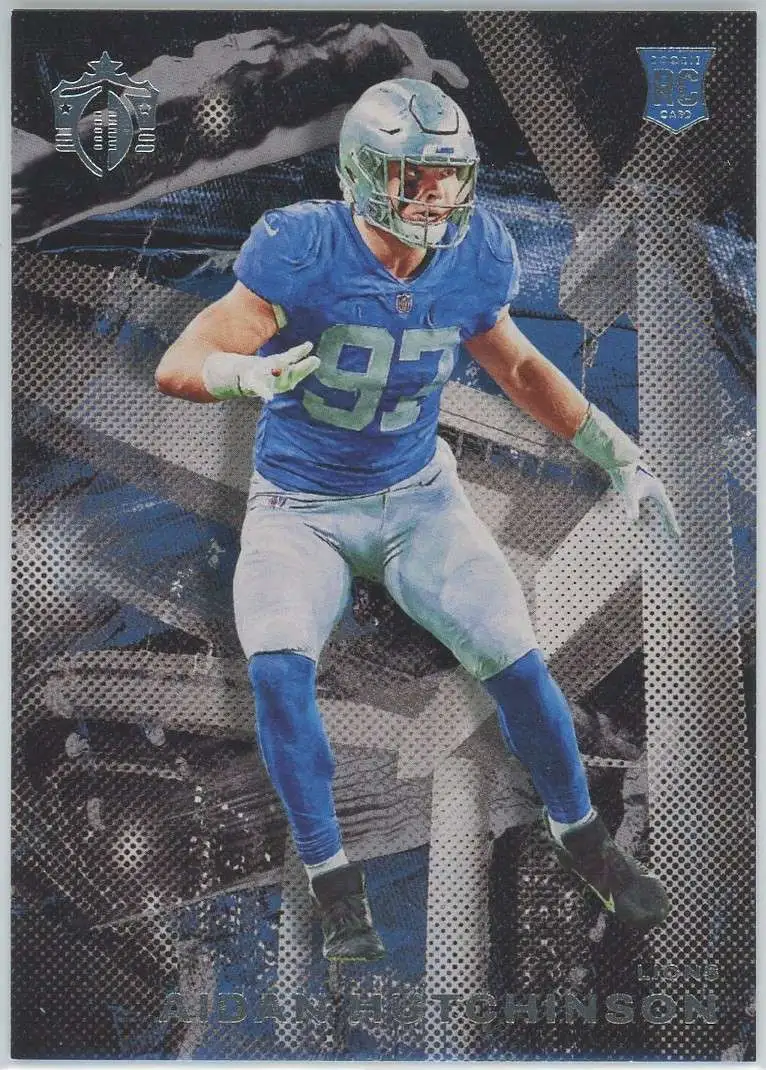 NFL Detroit Lions 2022 Panini Select Draft Picks Aidan Hutchinson Blue  Concourse Trading Card #33 [Rookie]