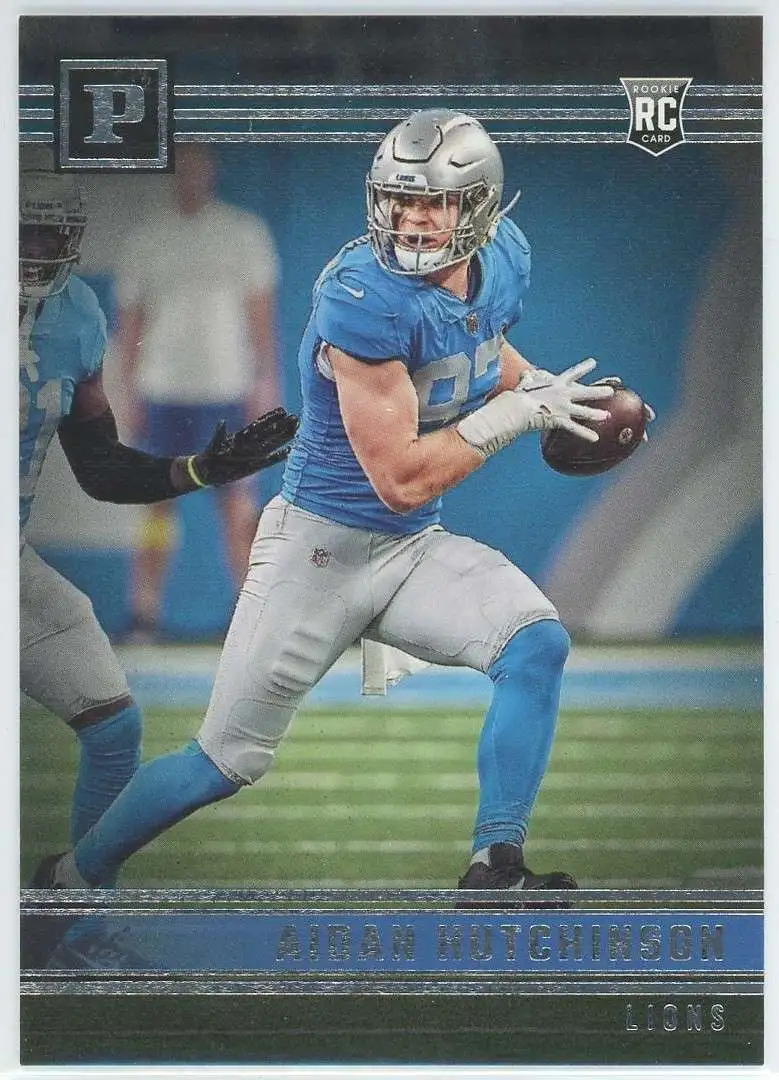 NFL Detroit Lions 2022 Panini Select Draft Picks Aidan Hutchinson Blue  Concourse Trading Card #33 [Rookie]