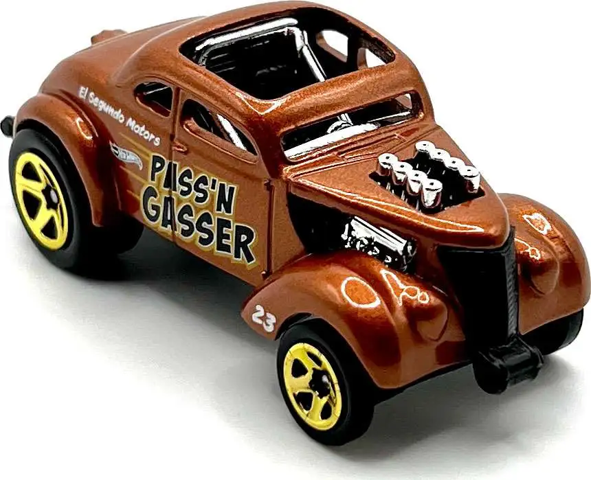 Hot Wheels 37 Ford Coupe Passn Gasser 164 Diecast Car Pearlescent Copper Loose Mattel Toys ToyWiz