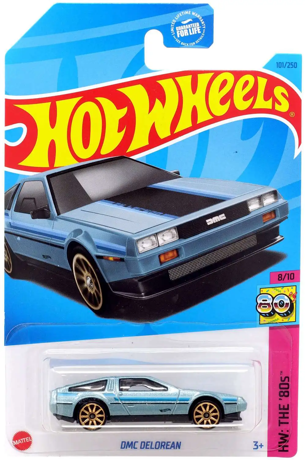 Hot Wheels HW The 80s DMC DeLorean 164 Diecast Car Mattel - ToyWiz