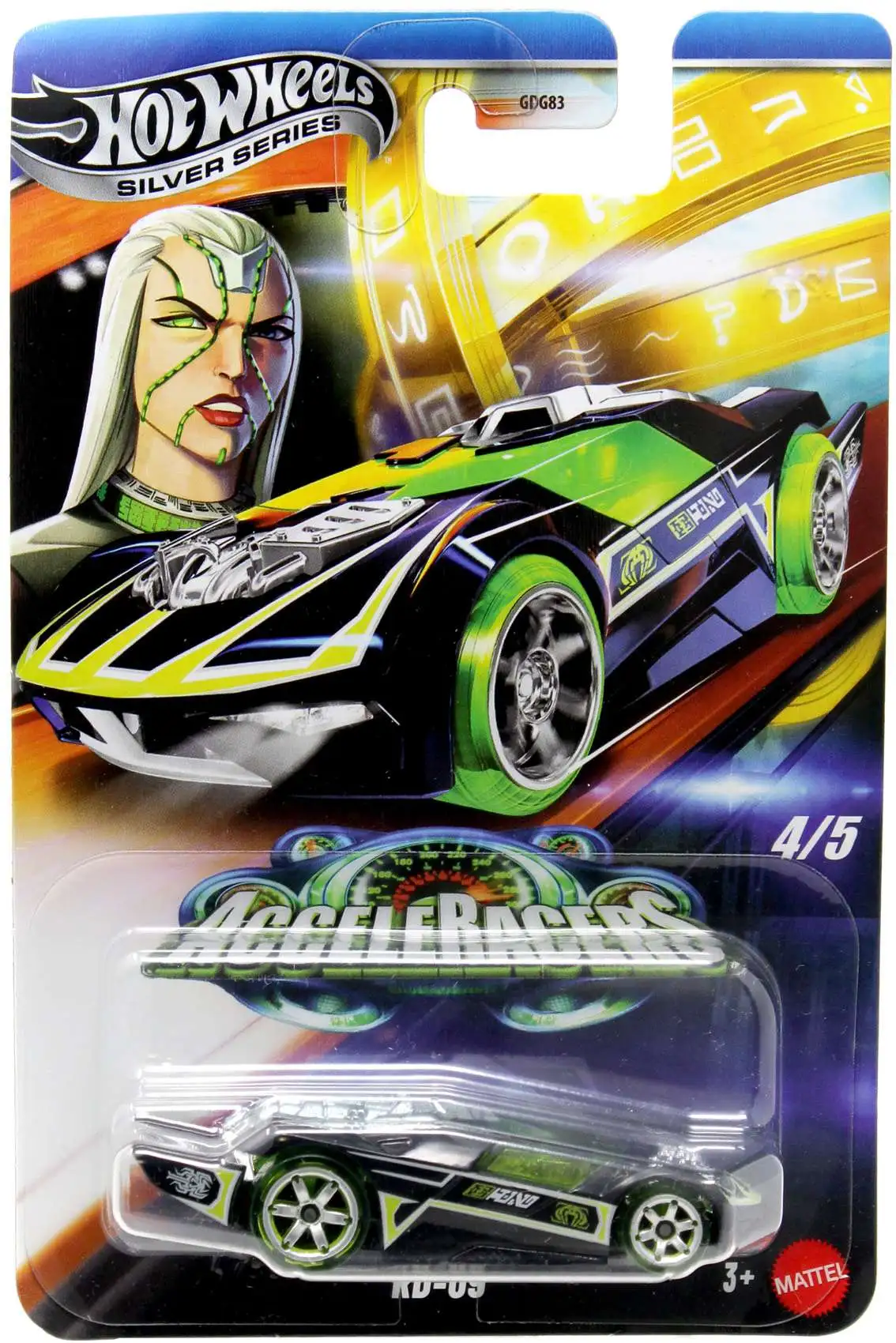 Hot Wheels Acceleracers Silver Series RD-09 Diecast Car