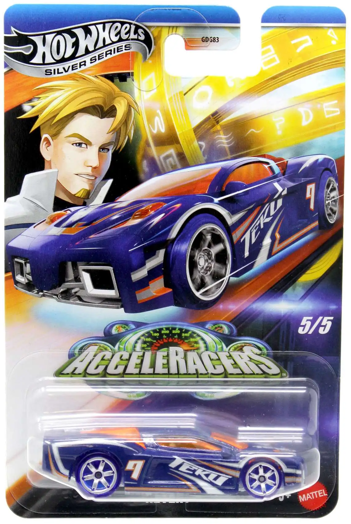 Hot Wheels Acceleracers Silver Series Revert Diecast Car