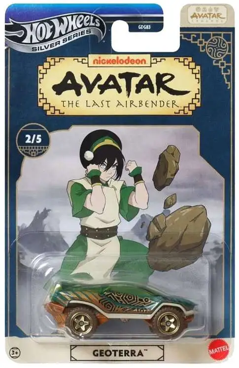 Hot Wheels Avatar the Last Airbender Silver Series Geoterra Die Cast Car