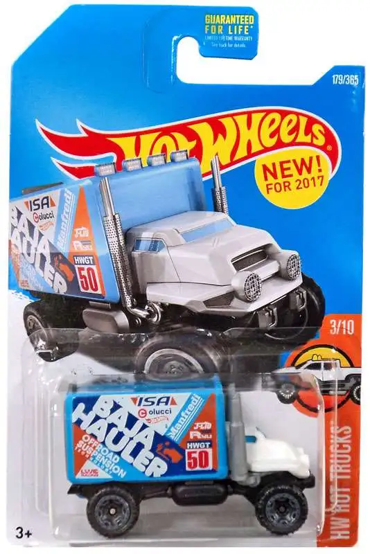 Hot Wheels HW Hot Trucks Baja Hauler Diecast Car #3/10