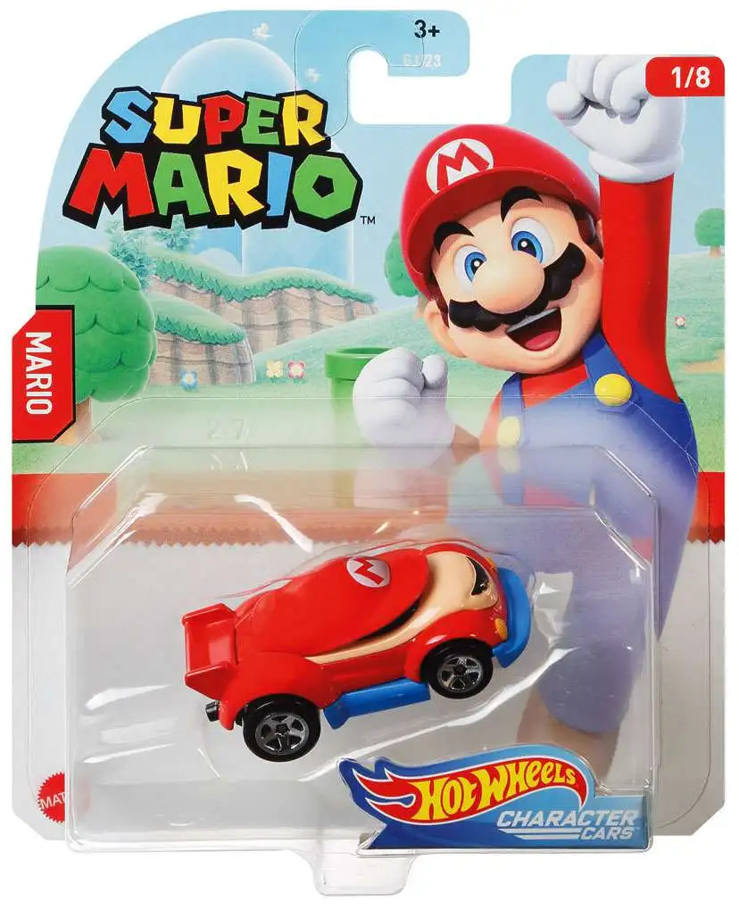 Hot Wheels Super Mario Nintento Gaming Character Cars Modell Bullet Bill 