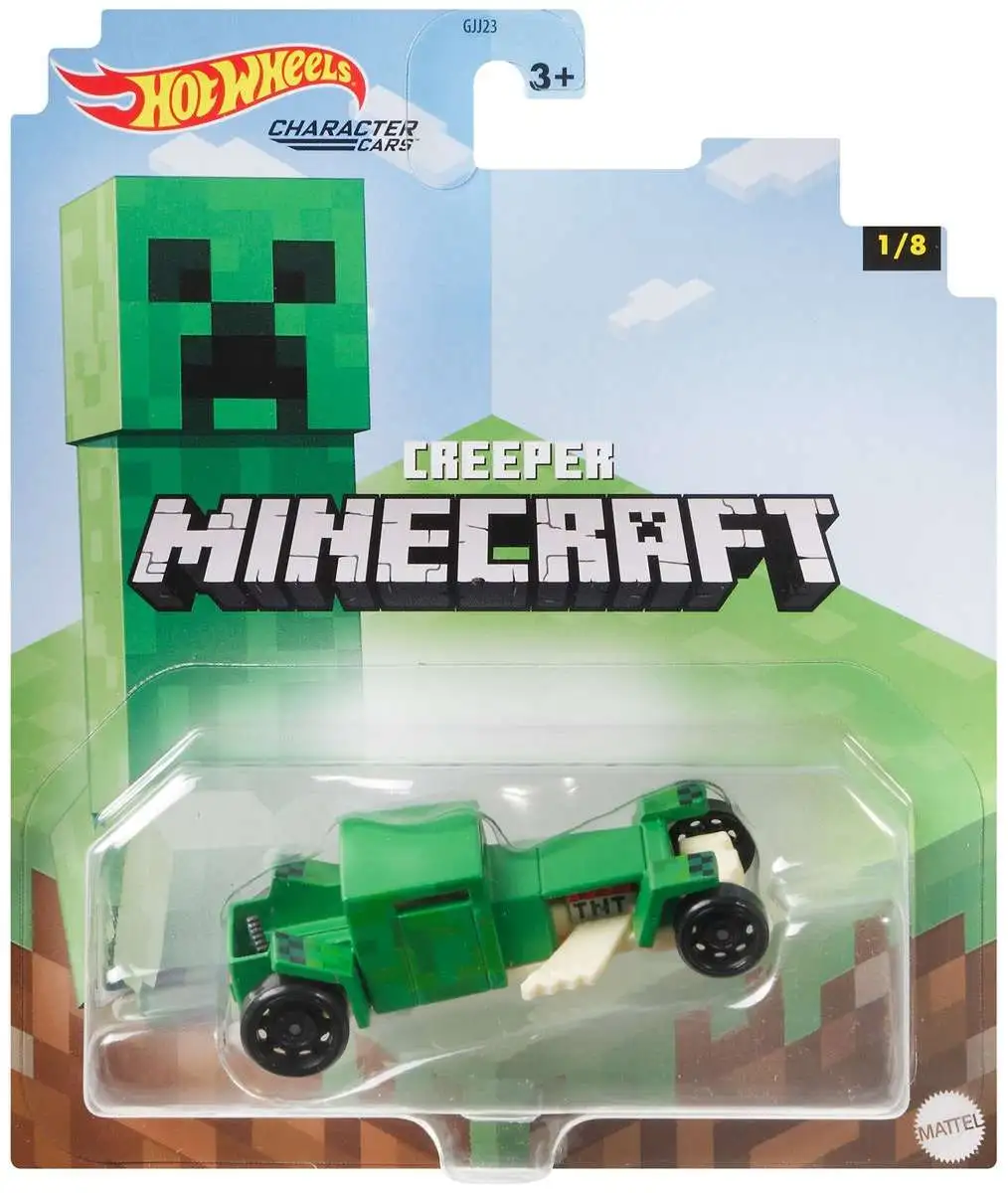 Creeper 2020 Minecraft Character Cars Hot Wheels Gaming
