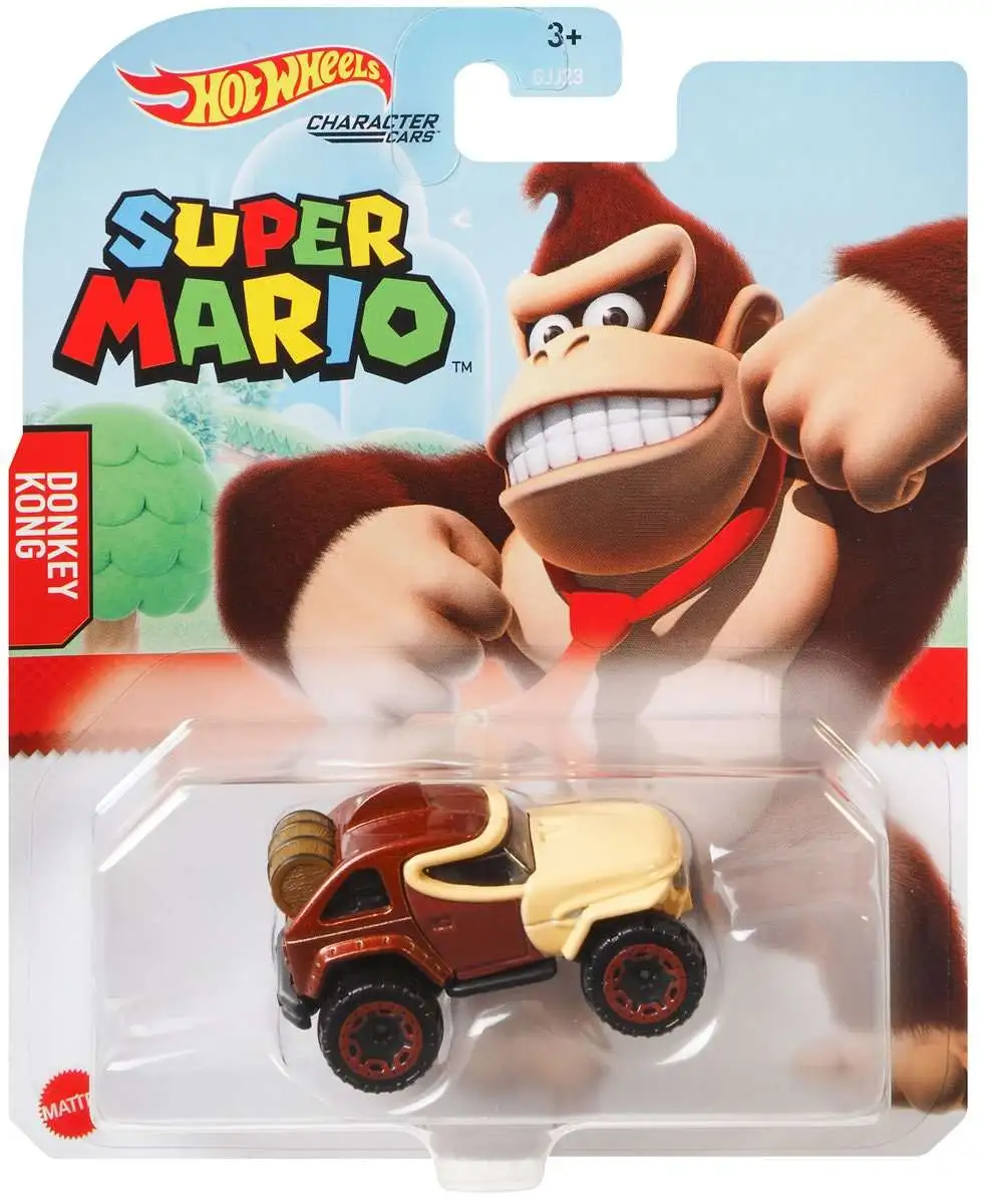 Hot Wheels Super Mario Character Cars Donkey Kong Diecast Car