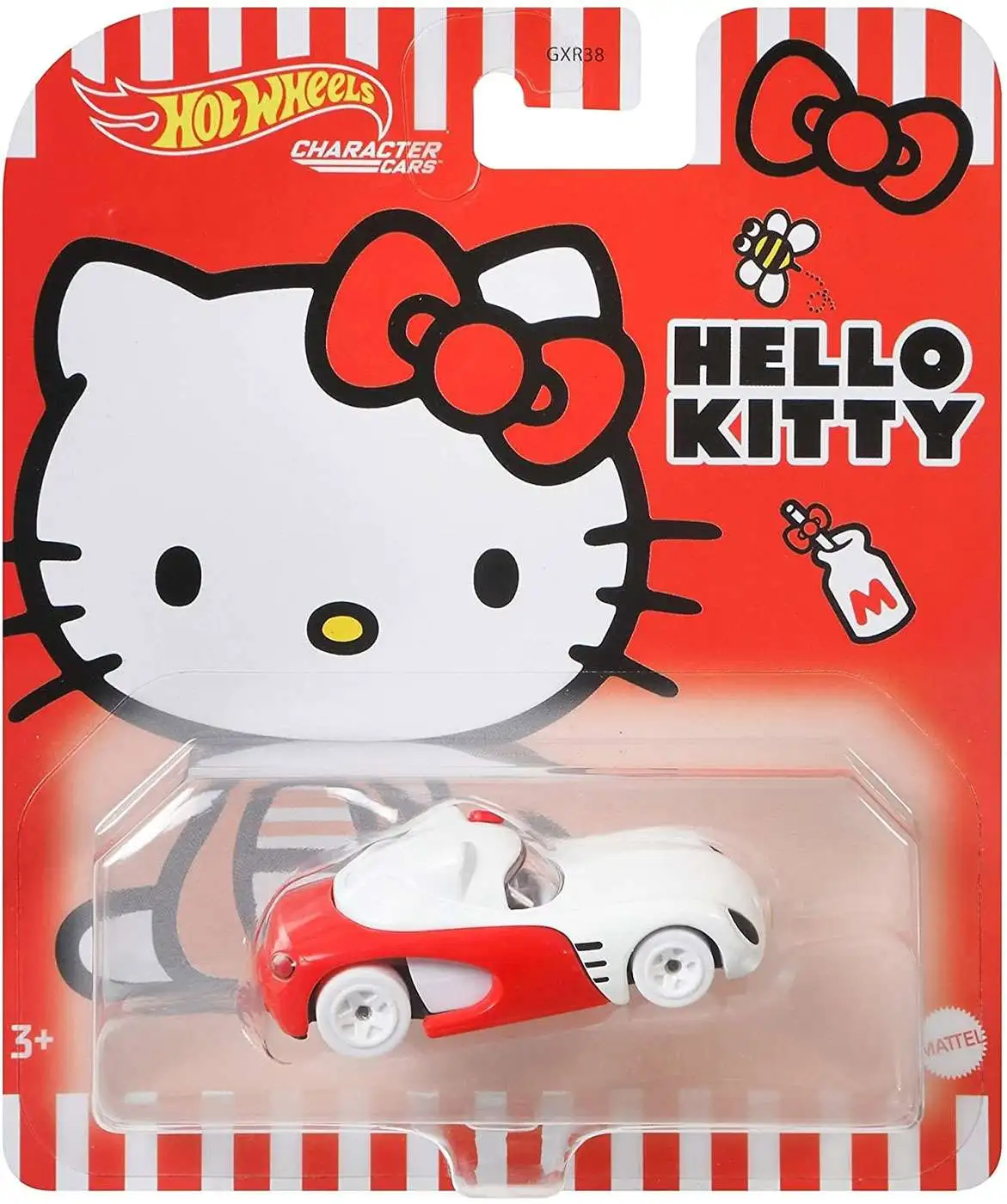 Hot Wheels Hello Kitty Character Cars Hello Kitty 164 Diecast Car Mattel  Toys - ToyWiz