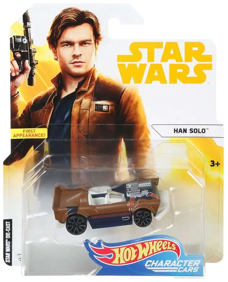New Mattel Hot Wheels Disney Star Wars Han Solo Die Cast Collector Character 