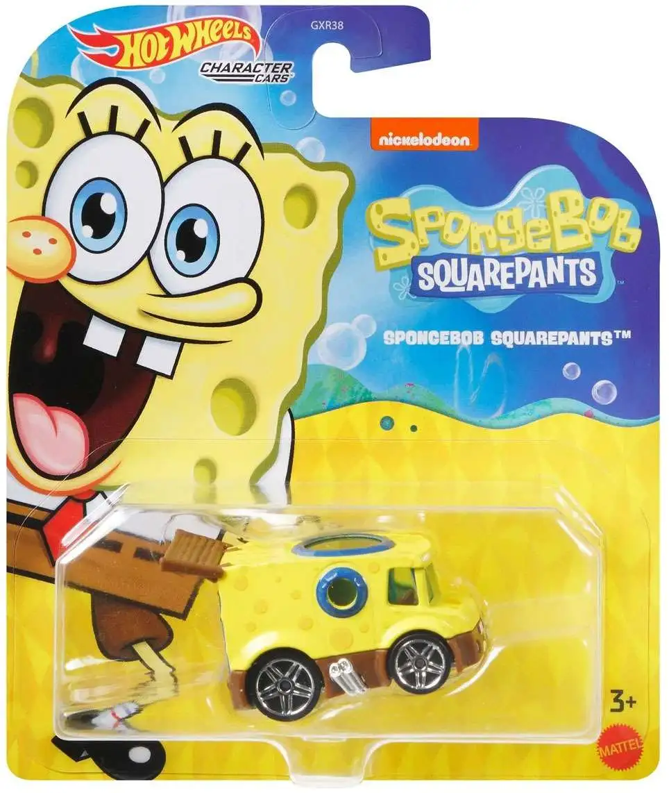 Details about   Hot Wheels SPONGEBOB SQUAREPANTS Character Cars Die-Cast Car Nickelodeon Mattel 