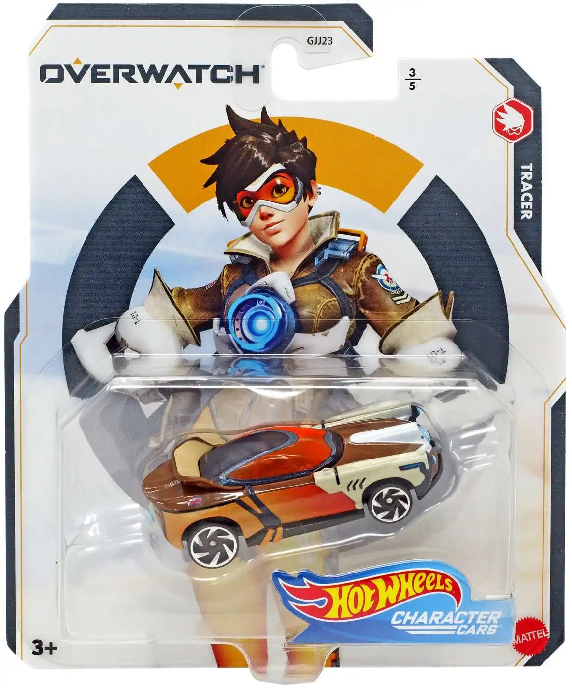 Hot Wheels Overwatch Character Cars Tracer Diecast Car #3/5