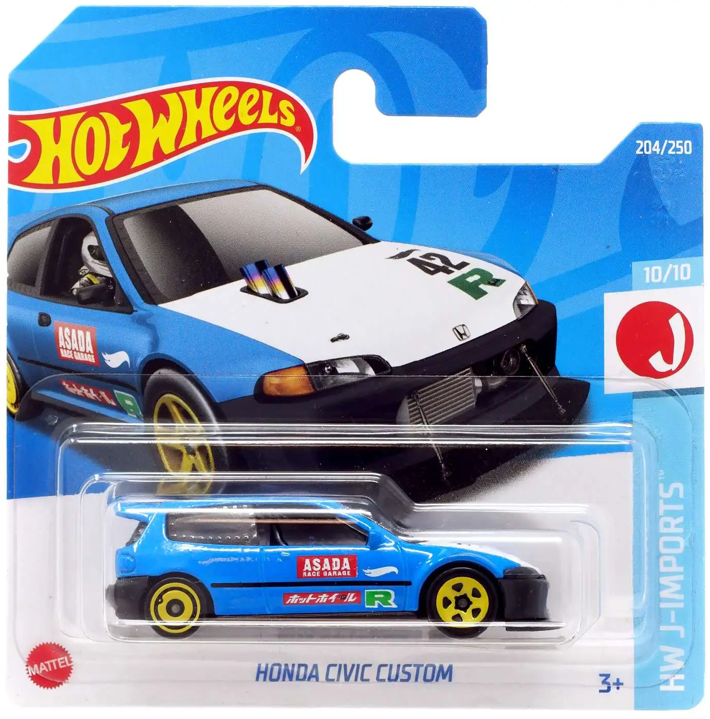 Hot Wheels HW J-Imports Honda Civic Custom 164 Diecast Car 1010