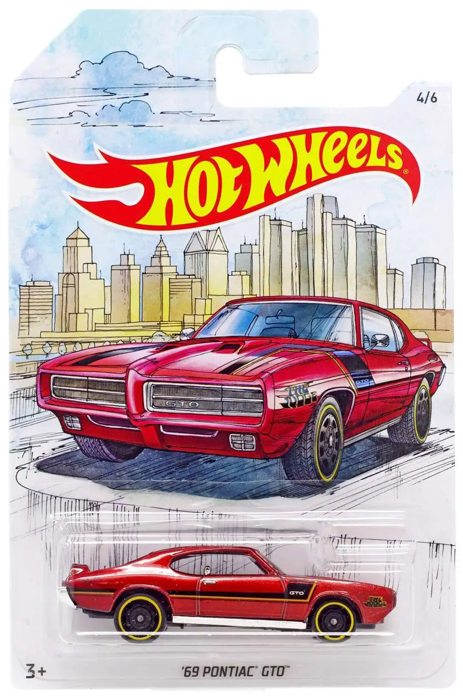 Hot wheels 69 pontiac best sale gto judge