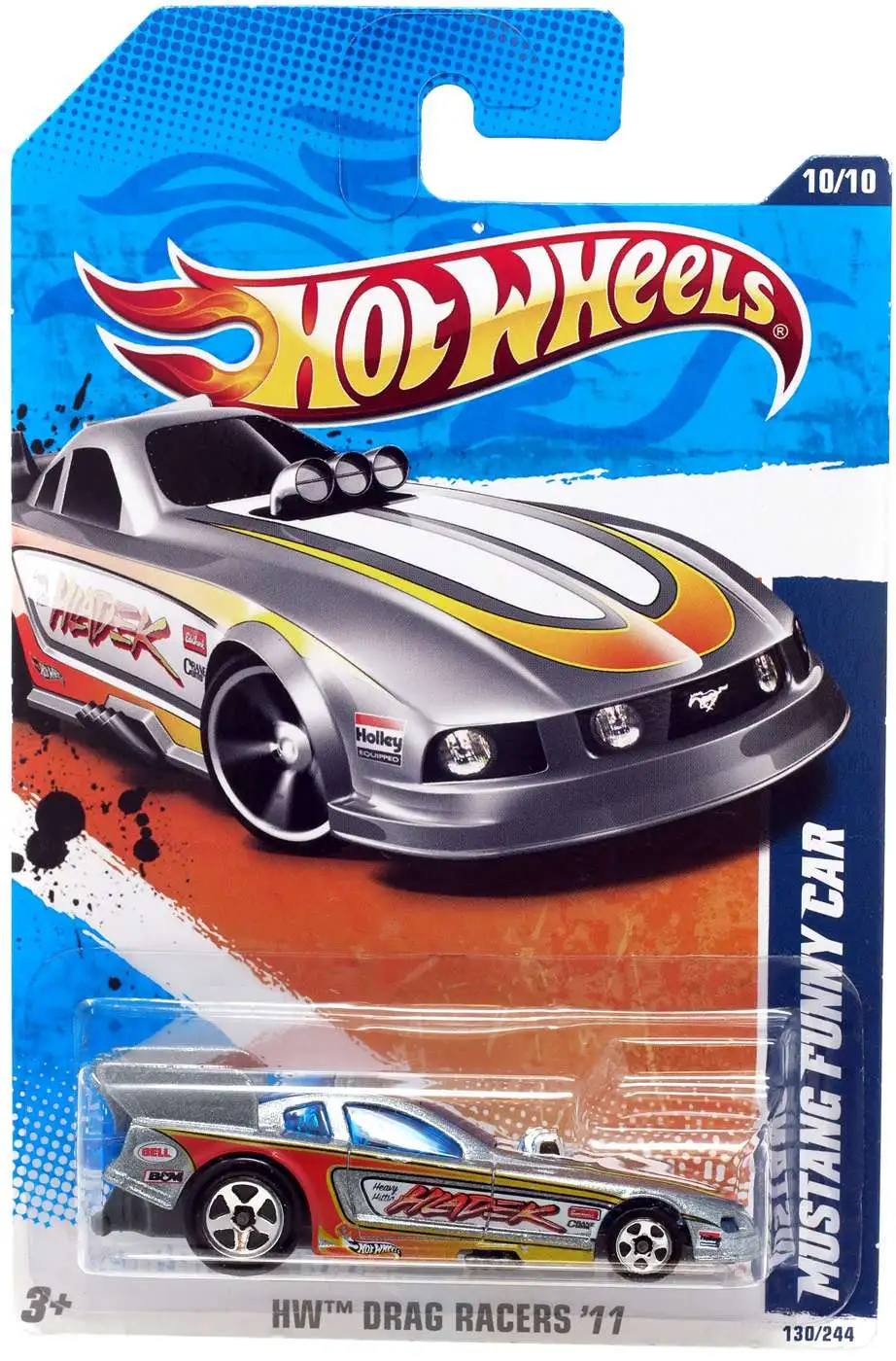 Hot Wheels HW Drag Racers '11 Mustang Funny Car Diecast Car