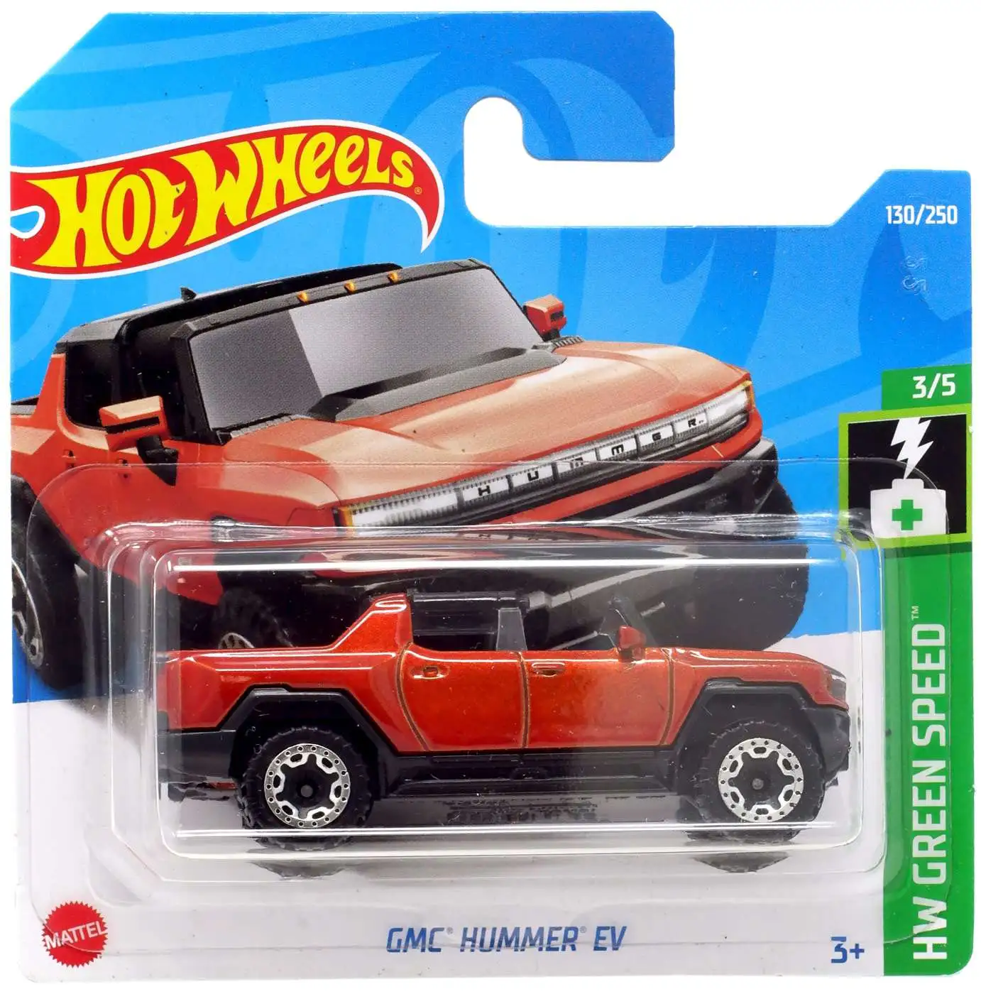 Hot Wheels HW Green Speed GMC Hummer EV Diecast Car #2/5 [Short Card]
