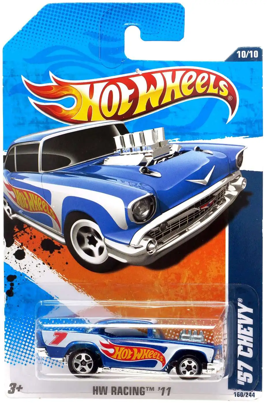 Hot Wheels HW Racing 11 57 Chevy Diecast Car Mattel - ToyWiz