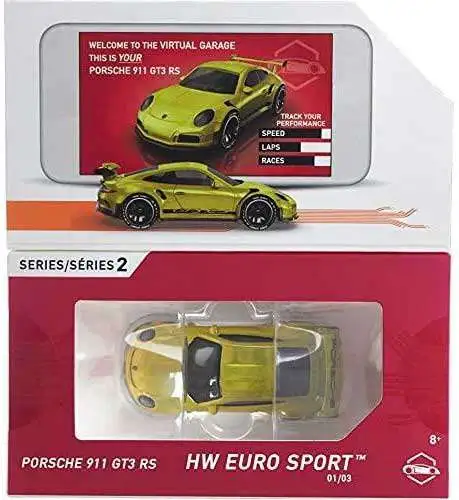 Hot Wheels ID Porsche 911 GT3 RS 164 Diecast Car Mattel Toys