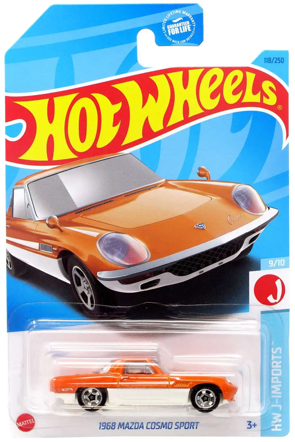 Hot Wheels HW J-Imports 1968 Mazda Cosmo Sport Diecast Car #9/10