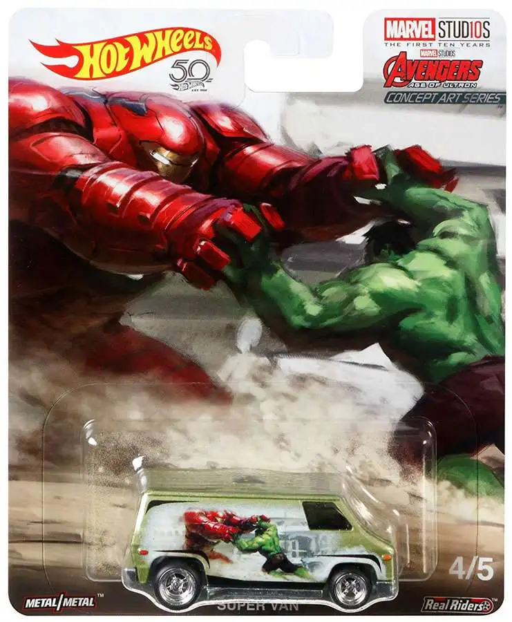 Hot Wheels Marvel Concept Art Series Super Van Diecast Car #4/5