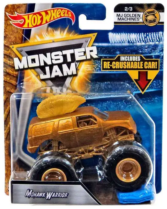 Hot Wheels Monster Jam Mohawk Warrior Diecast Car #2/3 [MJ Golden Machines]