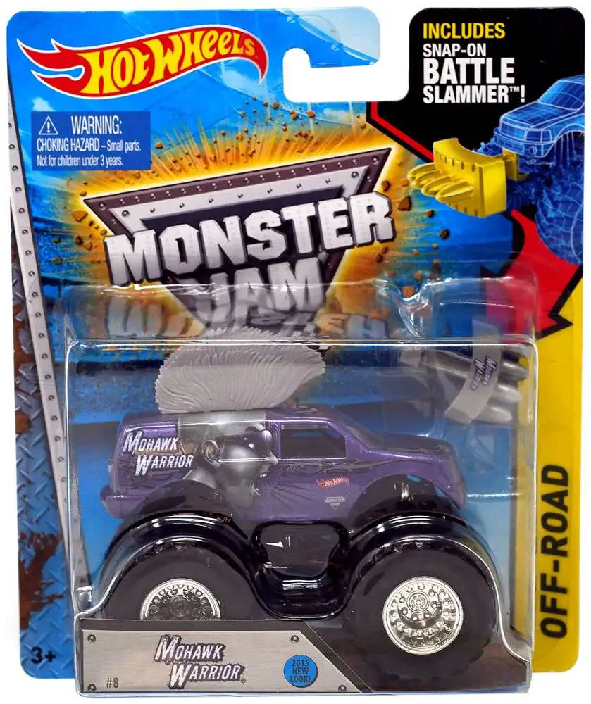 Hot Wheels Monster Jam Mohawk Warrior Die-Cast Car [Battle Slammer]