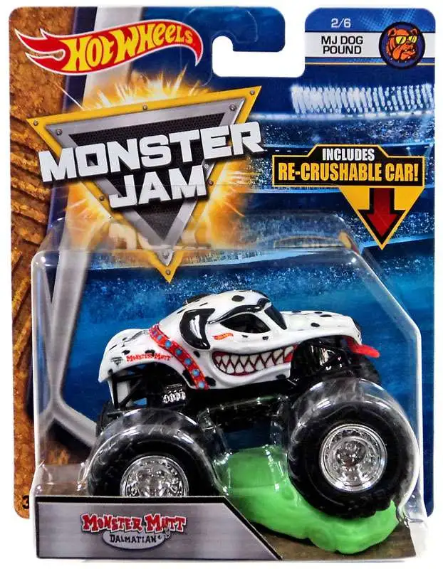 Hot Wheels Monster Jam 25 Monster Mutt Dalmatian 164 Diecast