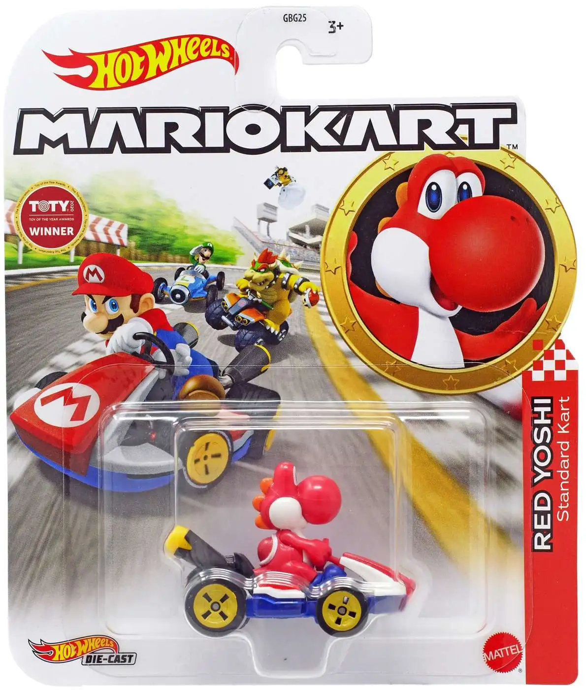 Yoshi Mach 8 Mario Kart Character Cars Hot Wheels 2020 