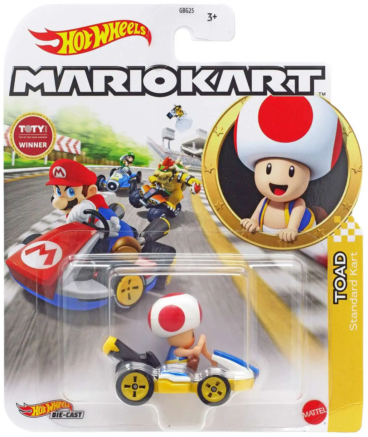 Hot Wheels Details about   Donkey Kong Standard Kart Mario Kart Character Cars 