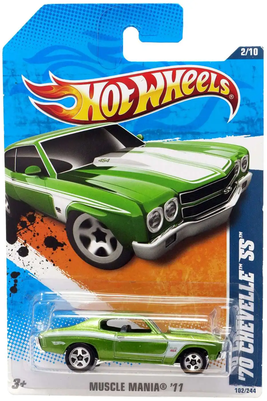 2011 HOT WHEELS MUSCLE MANIA 70 CHEVELLE SS 