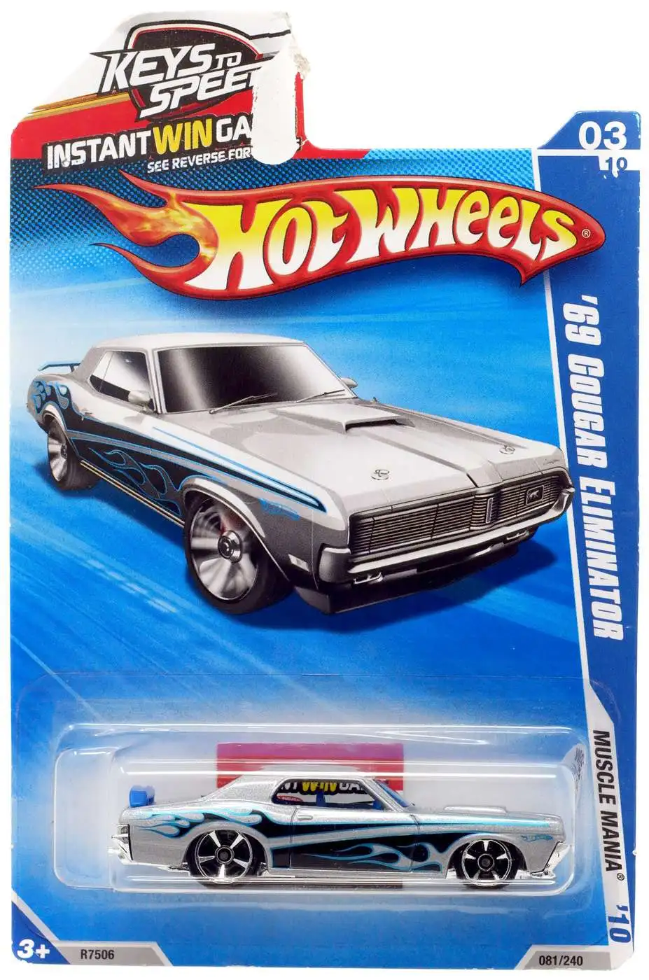 Hot Wheels HW Muscle Mania '69 Cougar Eliminator Diecast Car